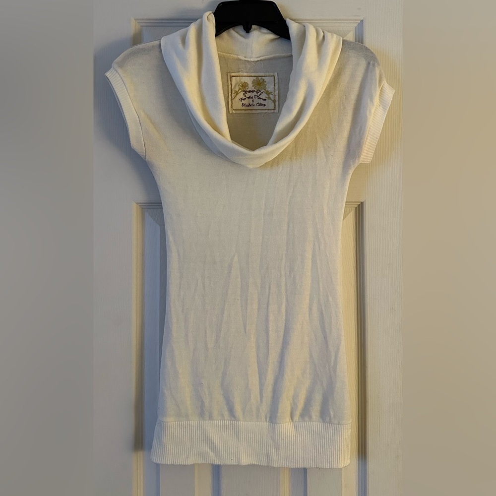 Poof Cowlneck Sweater Tee